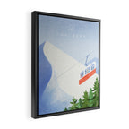 The Alps Framed Canvas Print Gallery Image 2