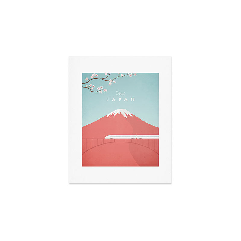 Vintage Japan Travel Poster Art Print Gallery Image 1