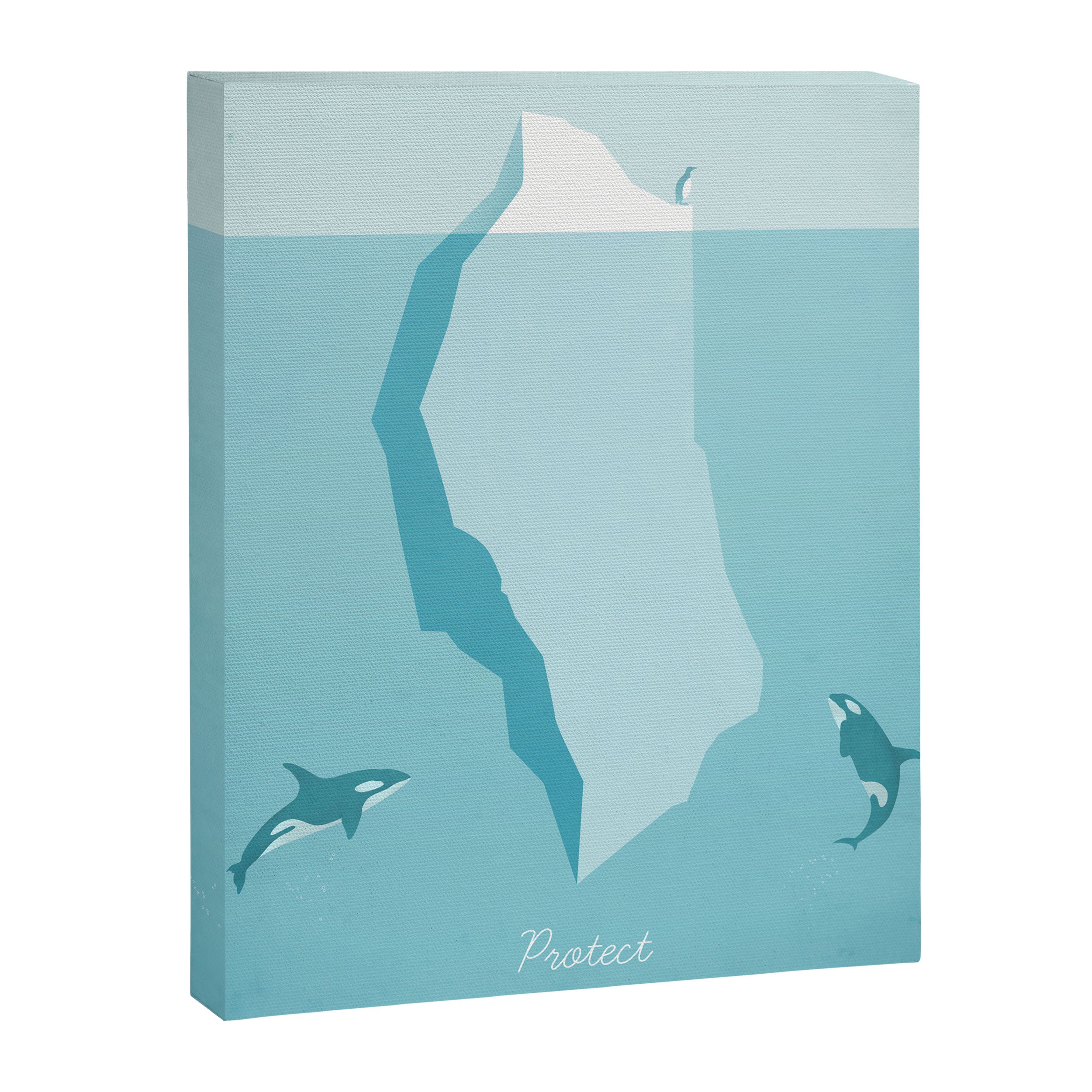 Vintage Travel Poster: Antarctica Canvas Print Gallery Image 6