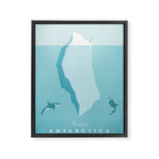 Vintage Travel Poster: Antarctica Framed Canvas Print Gallery Image 6