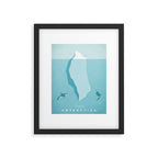 Vintage Travel Poster: Antarctica Framed Art Print Gallery Image 5