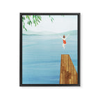 Wild Swim Framed Canvas Print Gallery Image 6