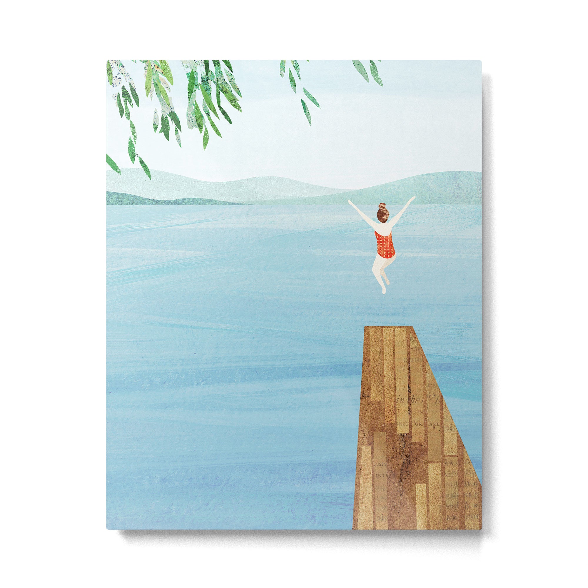 Wild Swim Metal Print Gallery Image 4