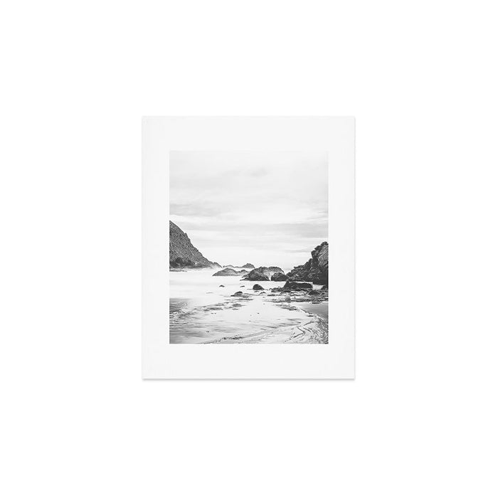 Big Sur Black and White Art Print Gallery Image 1