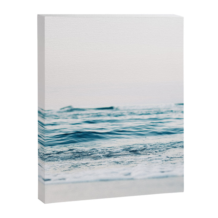 Blue Ocean Waves  Canvas Print Gallery Image 1