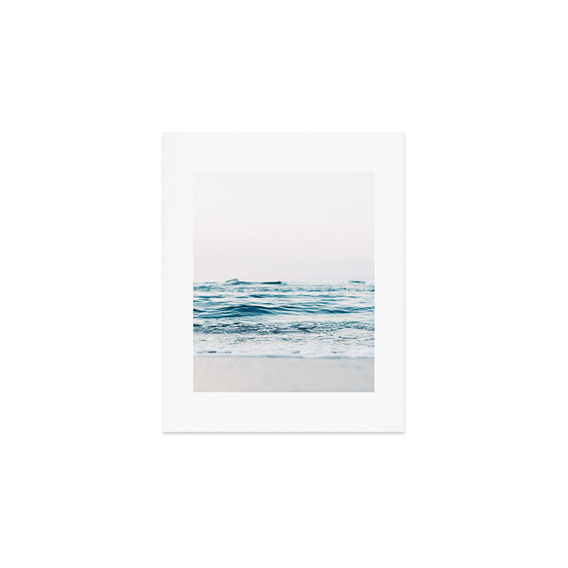Blue Ocean Waves  Art Print Gallery Image 1