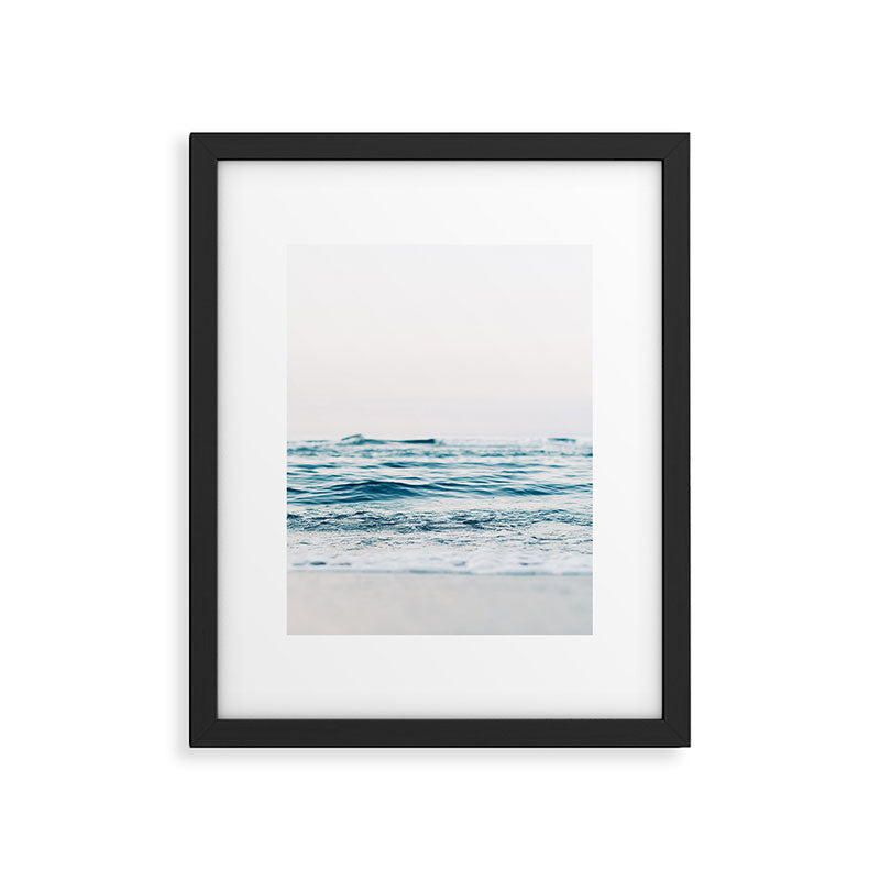Blue Ocean Waves  Framed Art Print Gallery Image 6