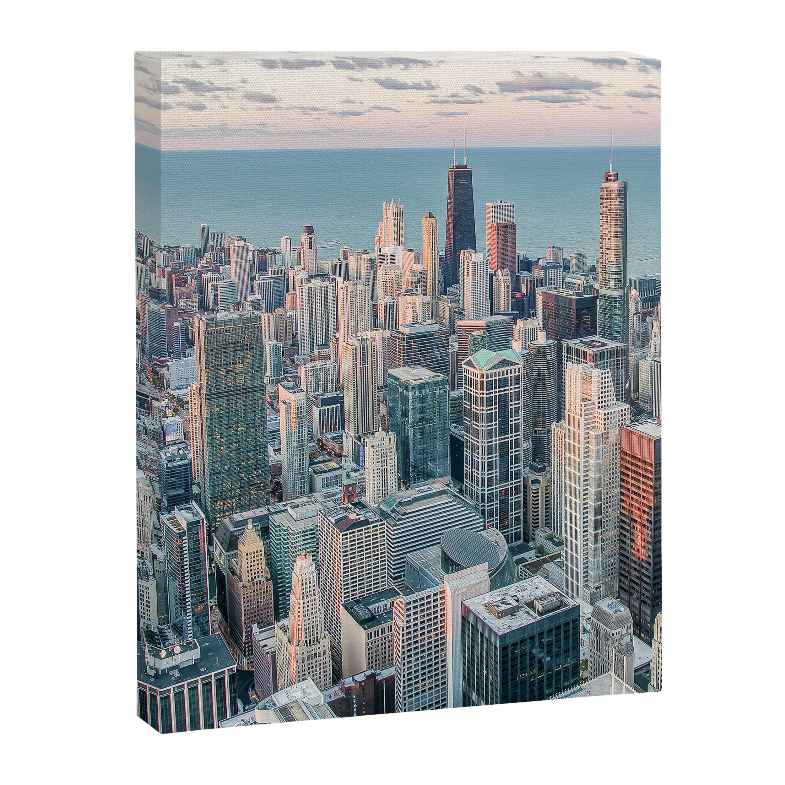 CHICAGO CITY SKYLINE Canvas Print Gallery Image 6
