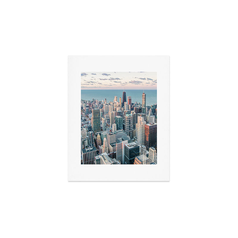CHICAGO CITY SKYLINE Art Print Gallery Image 1