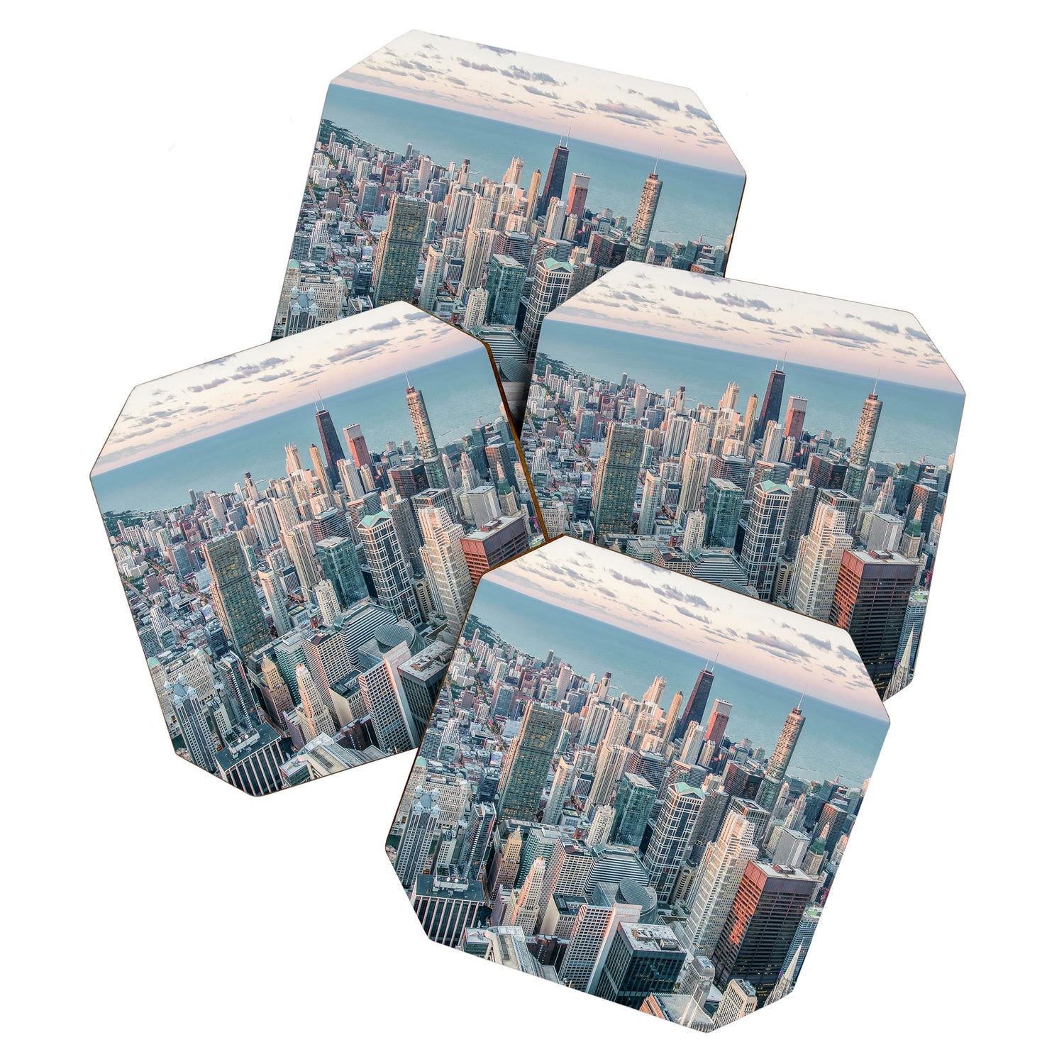 CHICAGO CITY SKYLINE Coaster Gallery Image 1