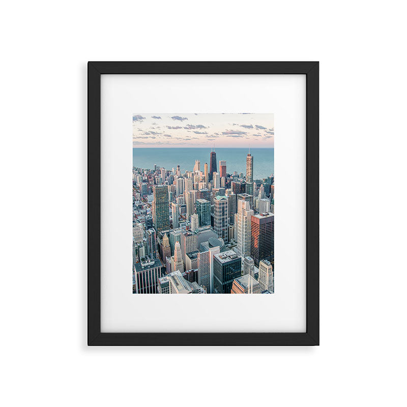 CHICAGO CITY SKYLINE Framed Art Print Gallery Image 5
