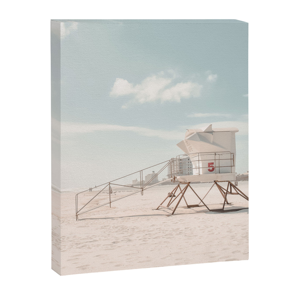 Lifeguard Tower California Beach Canvas Print Gallery Image 6