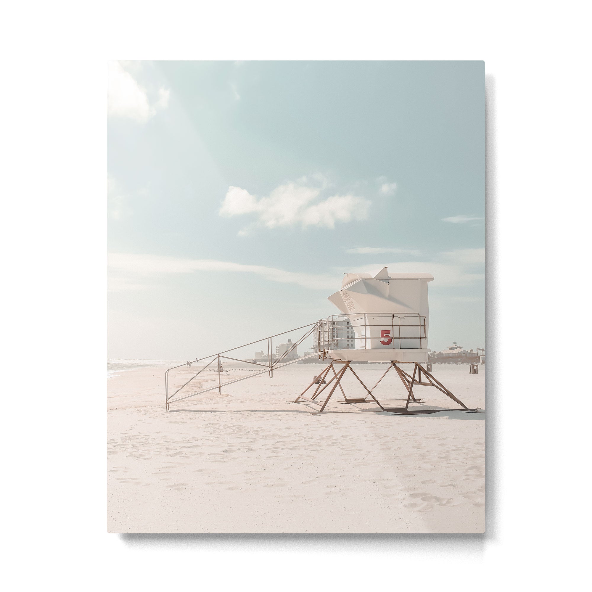 Lifeguard Tower California Beach Metal Print Gallery Image 4