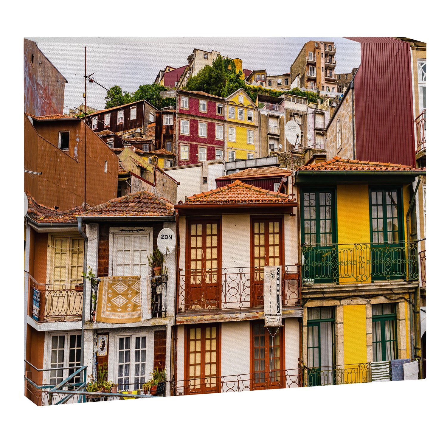 Portuguese Neighborhood Canvas Print Gallery Image 6