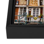 Portuguese Neighborhood Framed Canvas Print Gallery Image 3