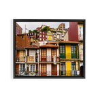 Portuguese Neighborhood Framed Canvas Print Gallery Image 6