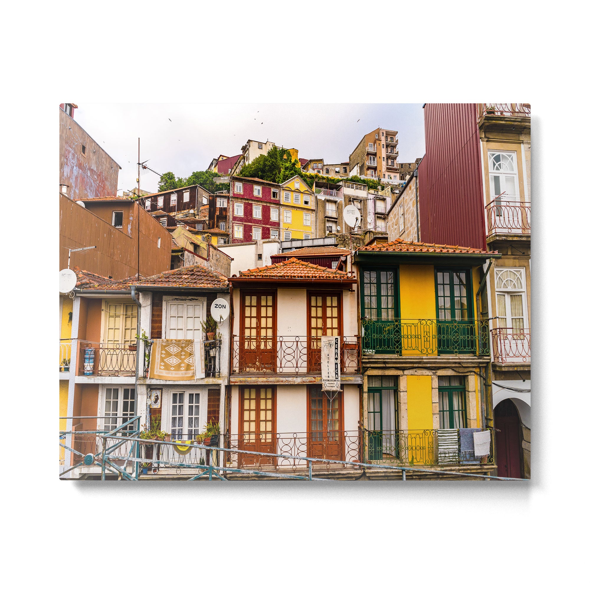 Portuguese Neighborhood Metal Print Gallery Image 4