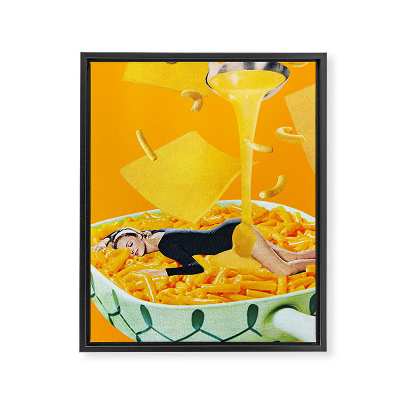 8x10 Cheese Dreams Framed Canvas Print Gallery Image 6