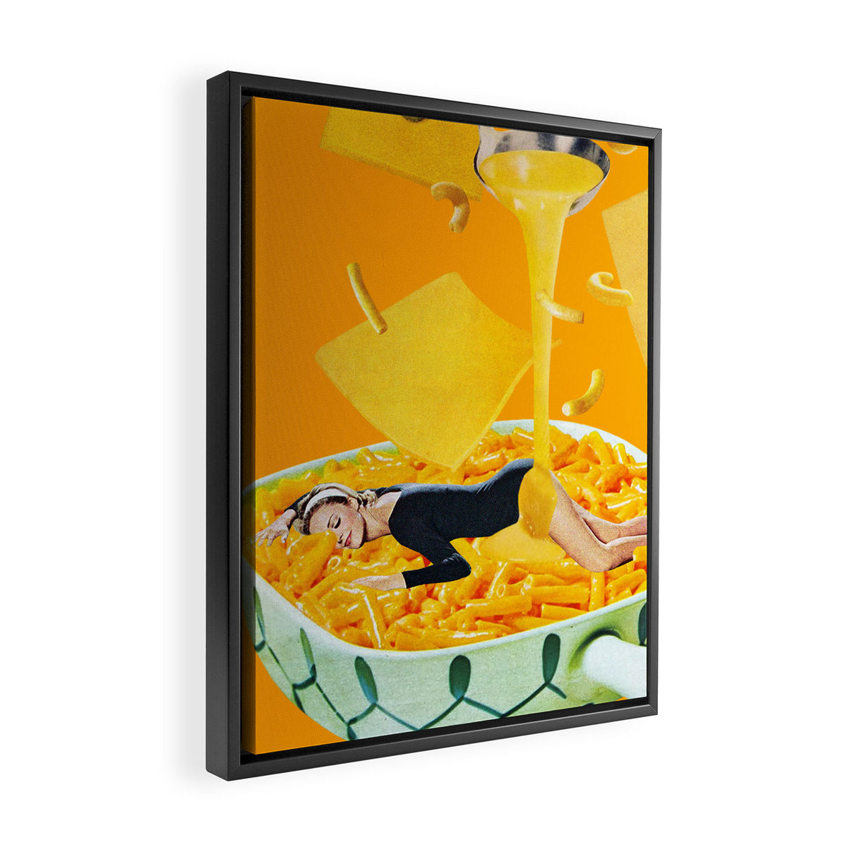 8x10 Cheese Dreams Framed Canvas Print Gallery Image 2