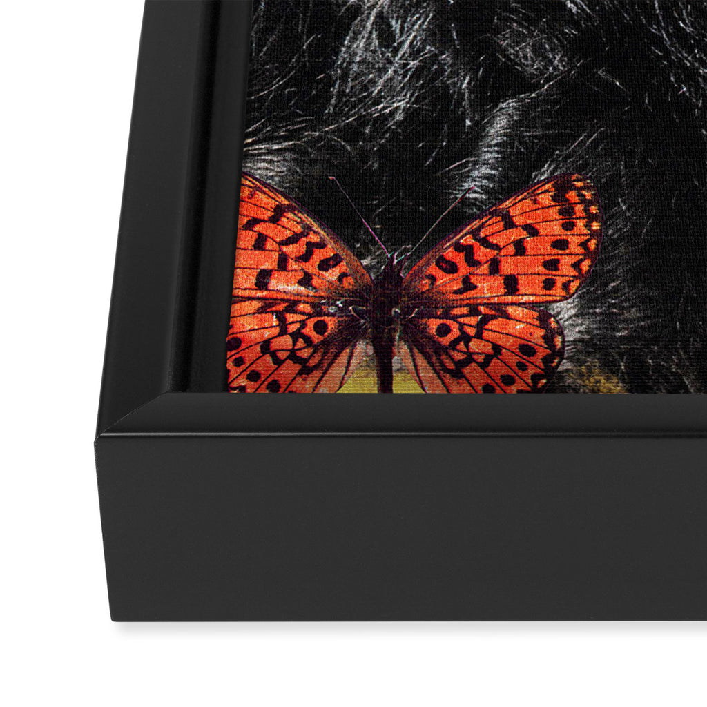 Hair Framed Canvas Print Gallery Image 3