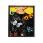 Hair Framed Canvas Print Gallery Image 6