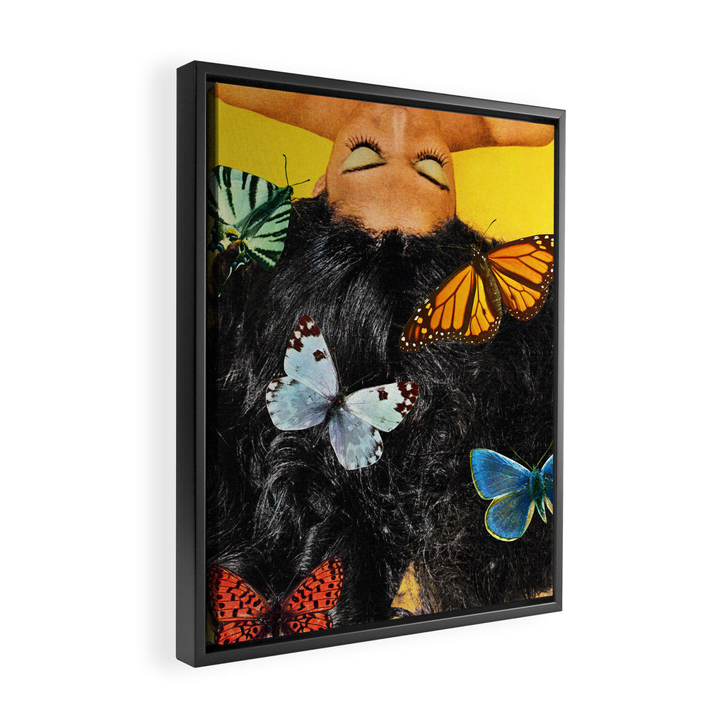Hair Framed Canvas Print Gallery Image 2