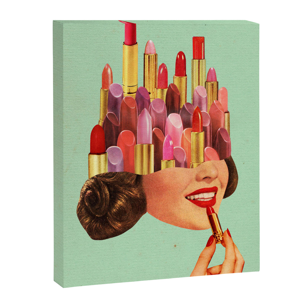 Lipstick (Mint) Canvas Print Gallery Image 6