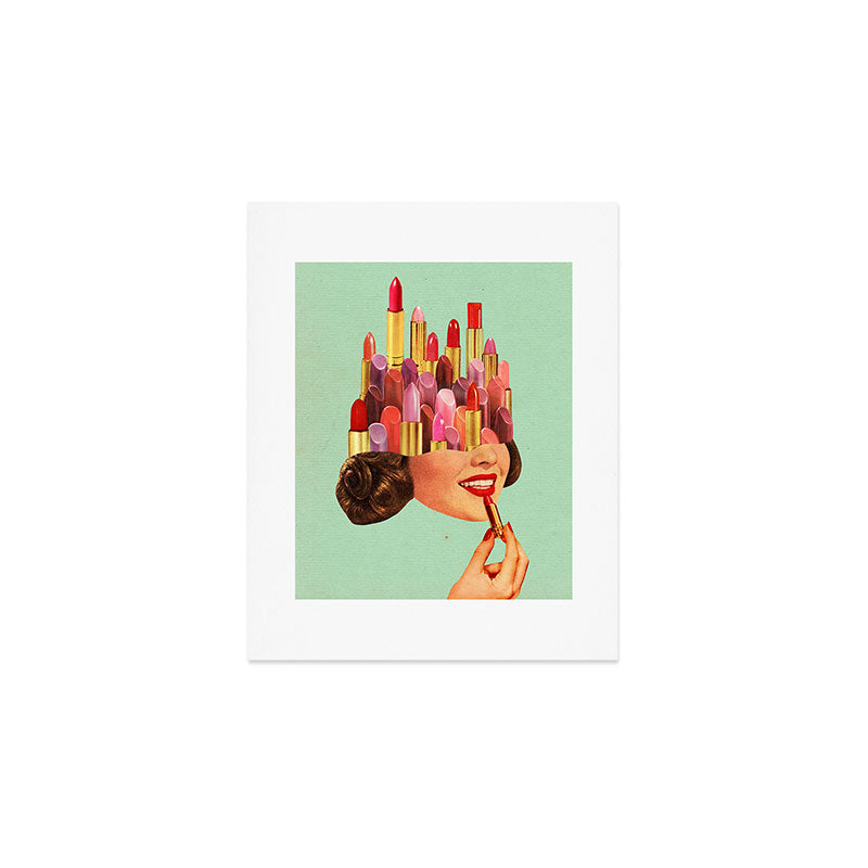Lipstick (Mint) Art Print Gallery Image 1