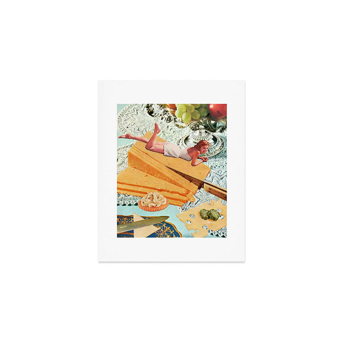 Money Can't Buy You Happiness, But It Can Buy You Cheese Art Print Gallery Image 1
