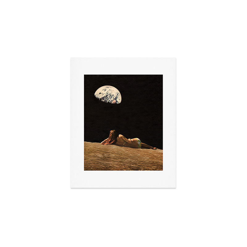 Moon Vacay Art Print Gallery Image 1