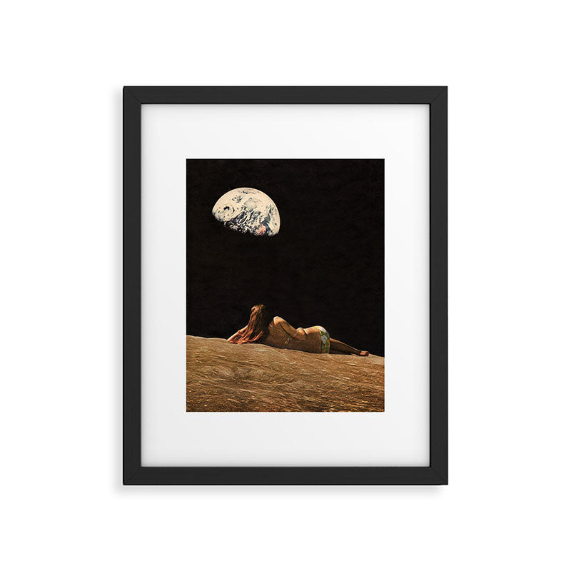 Moon Vacay Framed Art Print Gallery Image 5