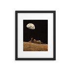 Moon Vacay Framed Art Print Gallery Image 5