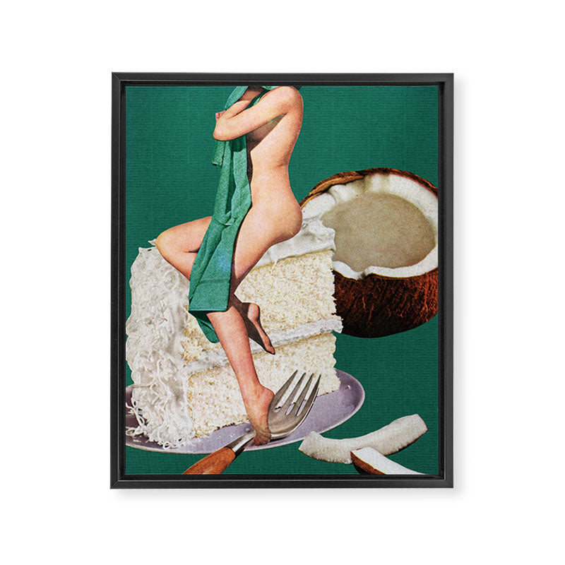 Vanilla Framed Canvas Print Gallery Image 6