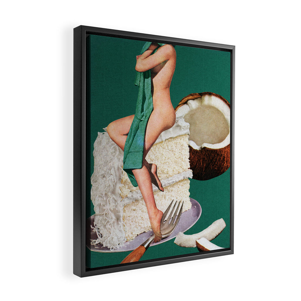 Vanilla Framed Canvas Print Gallery Image 2