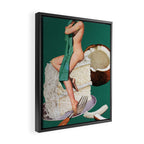 Vanilla Framed Canvas Print Gallery Image 2