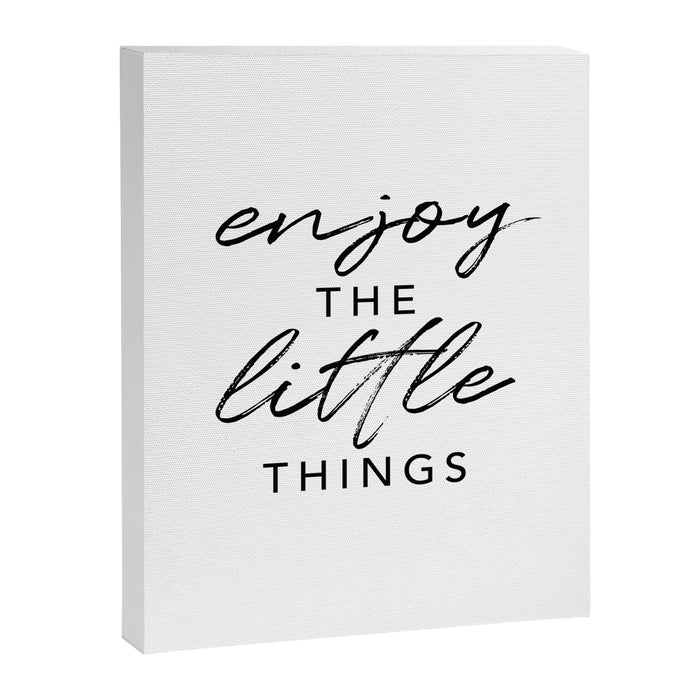 Enjoy the Little Things Canvas Print Gallery Image 1