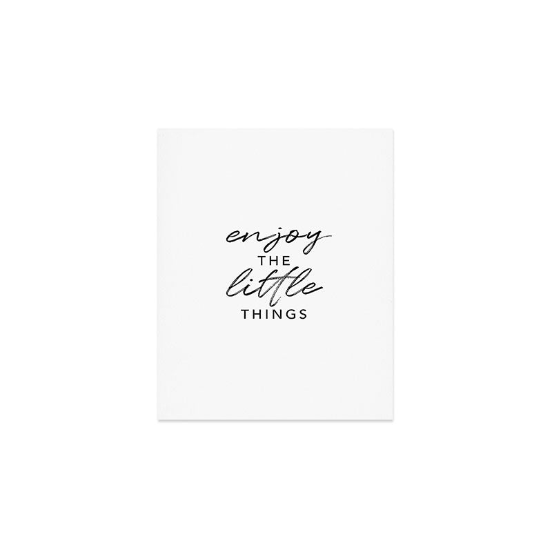 Enjoy the Little Things Art Print Gallery Image 1