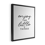 Enjoy the Little Things Framed Canvas Print Gallery Image 2