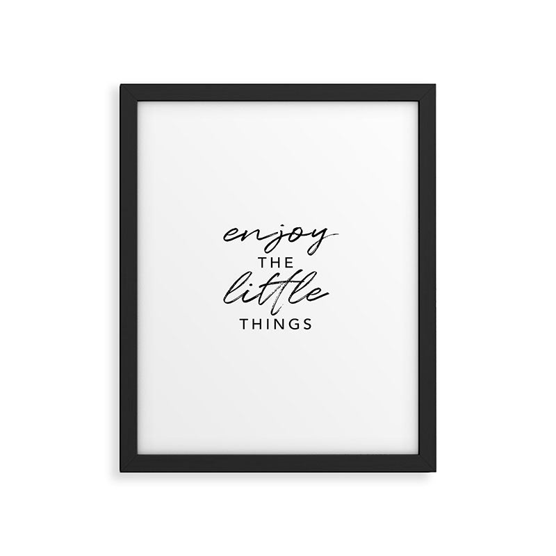 Enjoy the Little Things Framed Art Print Gallery Image 5
