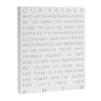 The Lord's Prayer White Canvas Print Gallery Image 6