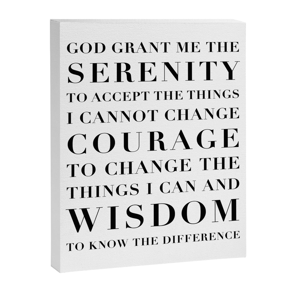 The Serenity Prayer Canvas Print Gallery Image 6