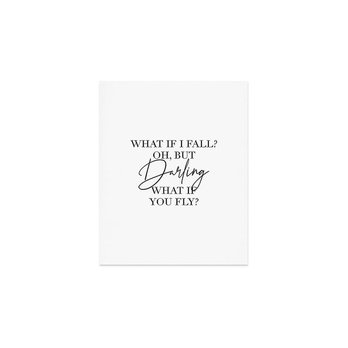 What If I Fall? Oh, but Darling, What If You Fly? Art Print Gallery Image 1