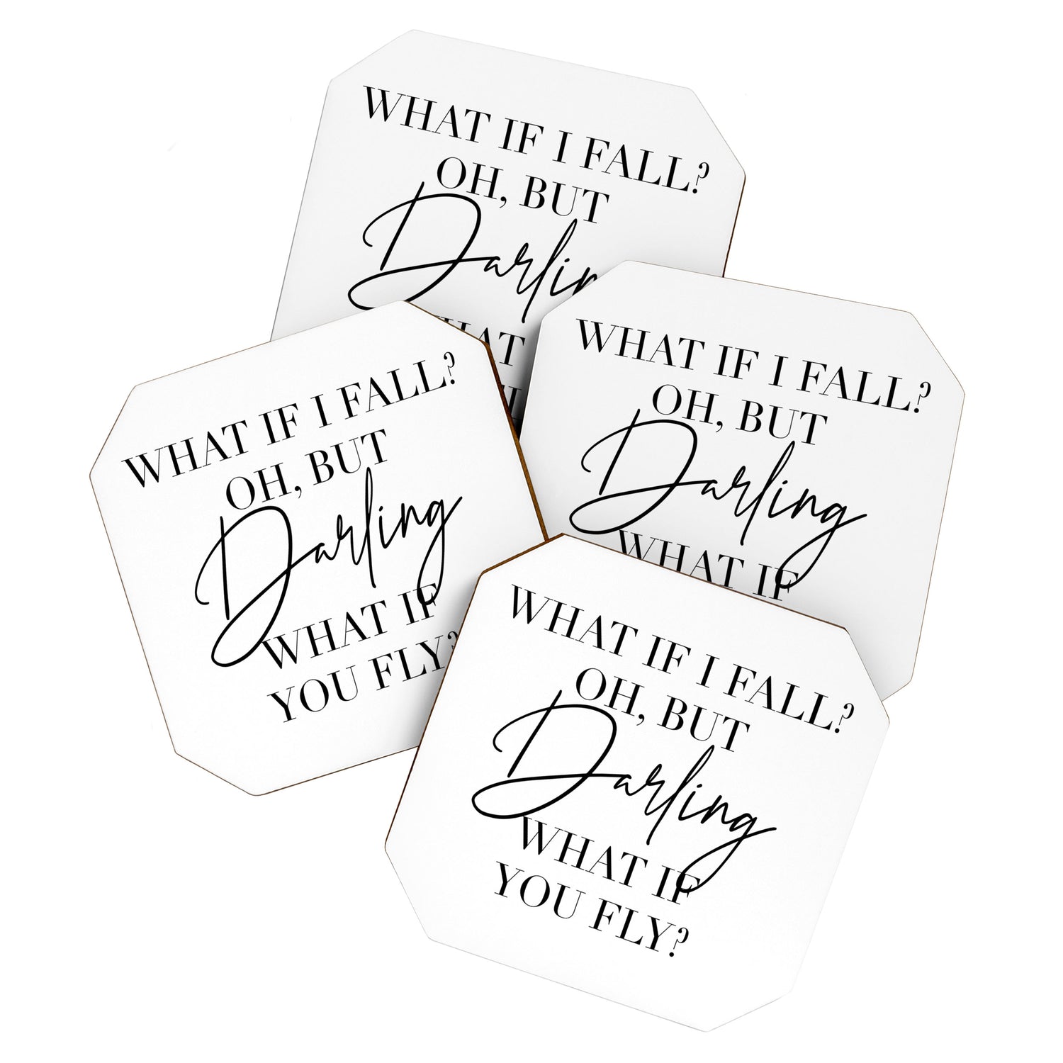 What If I Fall? Oh, but Darling, What If You Fly? Coaster Gallery Image 1