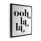 ooh la la Framed Canvas Print Gallery Image 2