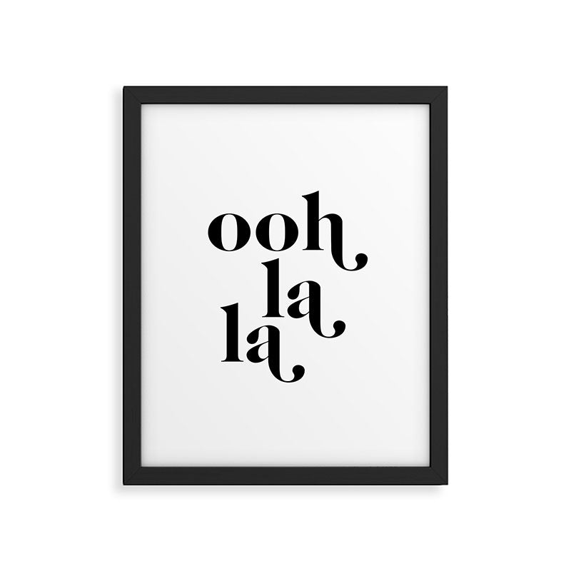 ooh la la Framed Art Print Gallery Image 5
