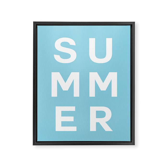 summer Framed Canvas Print Gallery Image 1