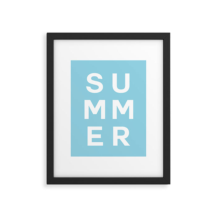 summer Framed Art Print Gallery Image 1