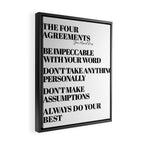 the four agreements Framed Canvas Print Gallery Image 2