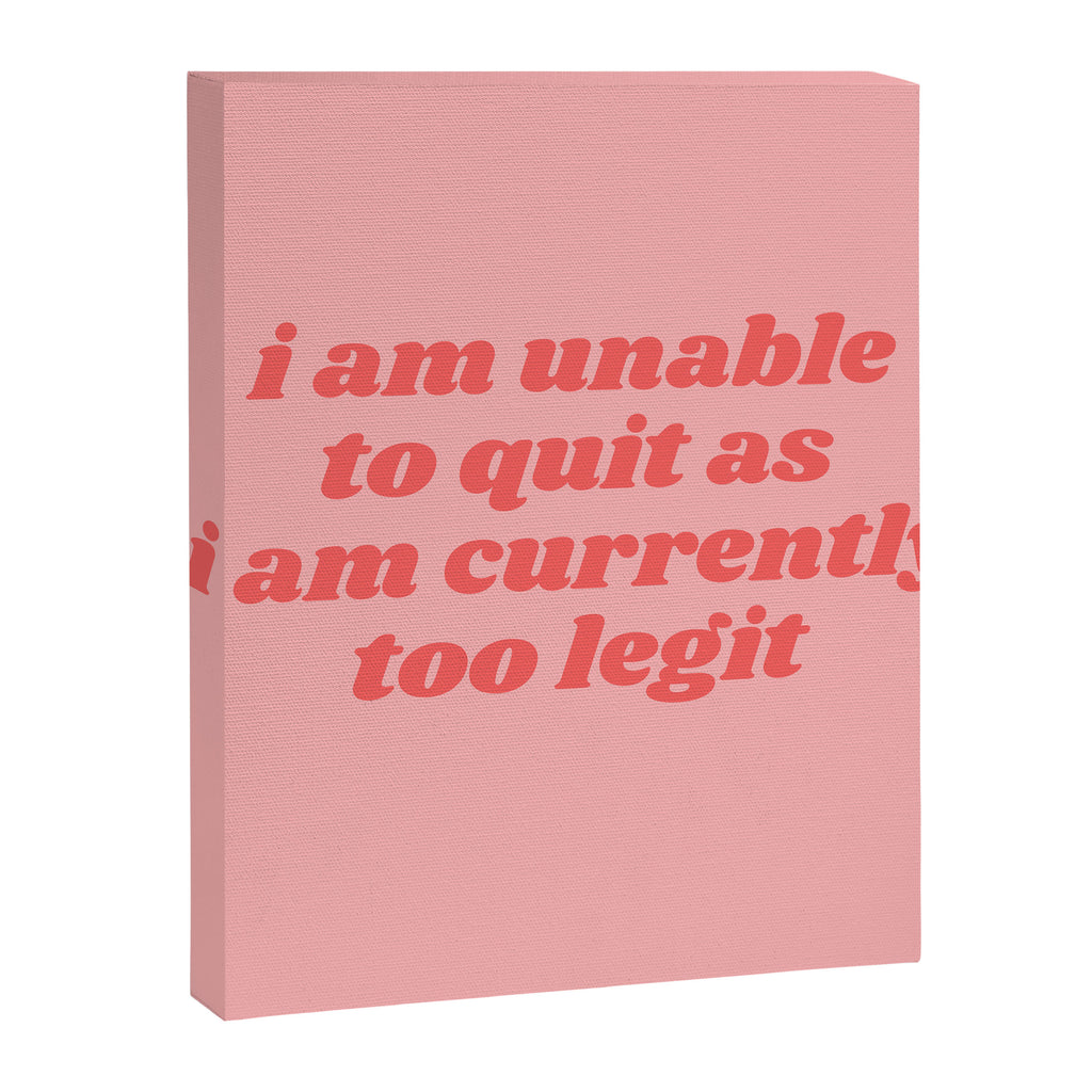 unable to quit Canvas Print Gallery Image 8