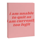 unable to quit Canvas Print Gallery Image 8